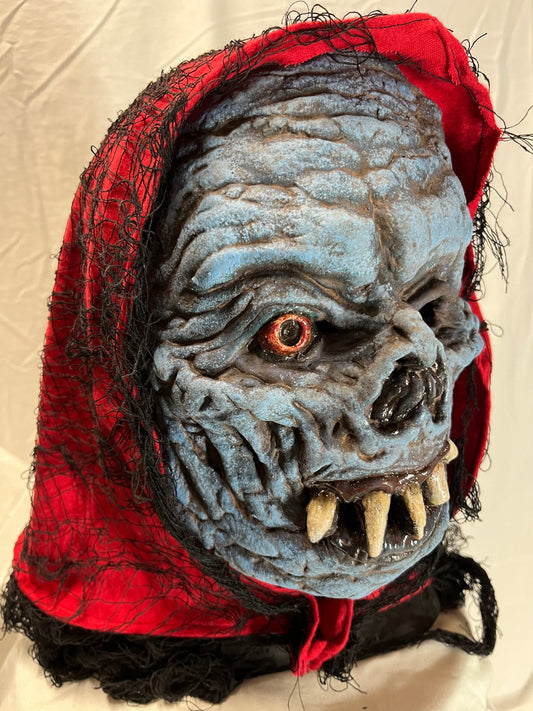Blue Ghoul mask with hood